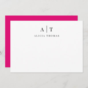 Moderne Personalisierte Stationery Feiertagskarte