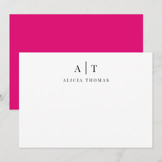 Moderne Personalisierte Stationery Feiertagskarte