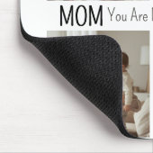 Moderne personalisierte Superheld-Mutter-Fotocolla Mousepad (Ecke)