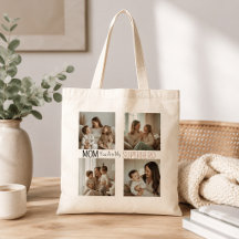Moderne personalisierte Superheldin-Mutter-Foto-Co