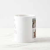 Moderne personalisierte Superheldin-Mutter-Fotocol Kaffeetasse (Mittel)