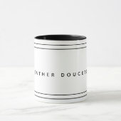 Moderne personalisierte Tasse (Zentrum)