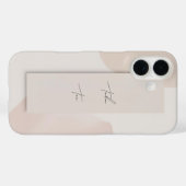 Moderne, personalisierte Telefonzelle Case-Mate iPhone Hülle (Rückseite (Horizontal))