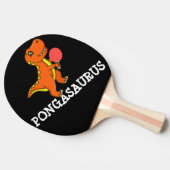 Moderne Personalisierte Tischtennis Funny Dinosaur Schläger (Seitenansicht)
