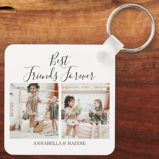 Moderne, Personalisierte und beste Freunde für imm Schlüsselanhänger (Rückseite)