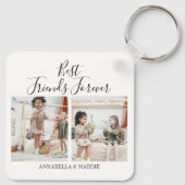 Moderne, Personalisierte und beste Freunde für imm Schlüsselanhänger (Rückseite)