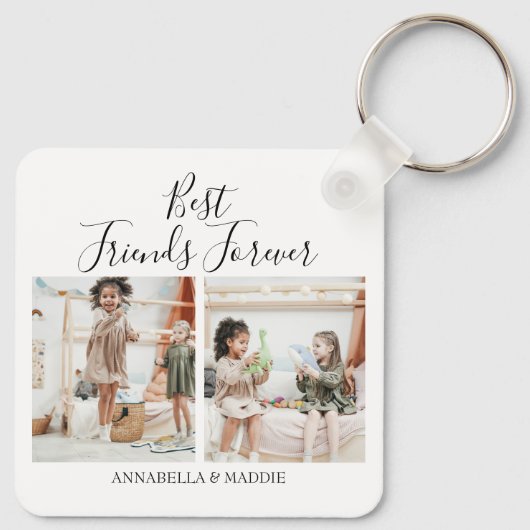 Moderne, Personalisierte und beste Freunde für imm Schlüsselanhänger (Rückseite)