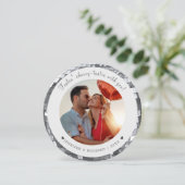 Moderne Personalisierte Valentintagskarte Feiertagskarte (Stehend Vorderseite)