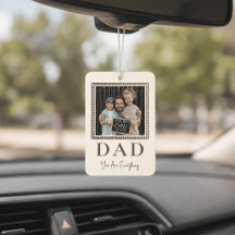 Moderne personalisierte Vater-Foto