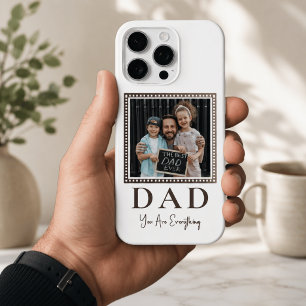 Moderne personalisierte Vater-Foto iPhone 16 Pro Hülle