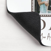 Moderne personalisierte Vater-Foto Mousepad (Ecke)