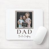 Moderne personalisierte Vater-Foto Mousepad (Mit Mouse)