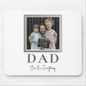 Moderne personalisierte Vater-Foto Mousepad (Vorne)