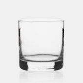 Moderne personalisierte Vater-Foto Whiskyglas (Links)