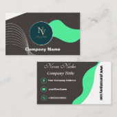 Moderne Personalisierte Visitenkarte (Vorne/Hinten)