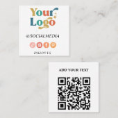 Moderne Personalisierte Visitenkarte (Vorne/Hinten)