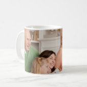 Moderne Personalisierte Weihnachtsgeschenke Bilder Kaffeetasse (Vorderseite Links)