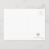 Moderne Personalisierte Weihnachtskarte Feiertagspostkarte (Rückseite)