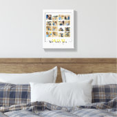 Moderne Personalisierte Wir Liebe Sie Mama FotoCol Leinwanddruck (Insitu (Schlafzimmer))