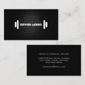 Moderne persönliche Trainer-Visitenkarte Visitenkarte (Vorne/Hinten)