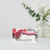 Moderne persönliche visitenkarte (Stehend Vorderseite)