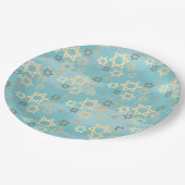 Moderne Pessach Blue Sky Sterne von David Pappteller (Schrägansicht)