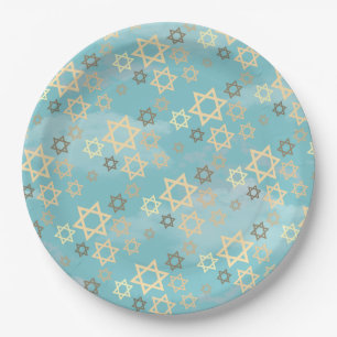 Moderne Pessach Blue Sky Sterne von David Pappteller