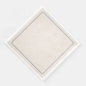 Moderne Pessach-Seder-Lineneffekt-Papier-Serviette Serviette (Ecke)