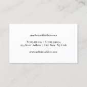 Moderne Pet Care Business Card Visitenkarte (Rückseite)