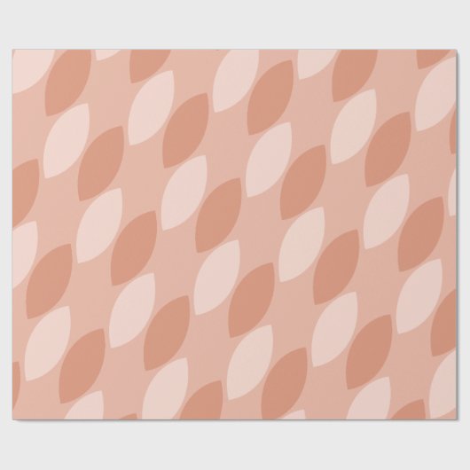 Moderne Petal Drehung Geschenkpapier (Flach)