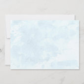 Moderne Pfau-Feder-Brautparty-Einladungen Einladung (Rückseite)