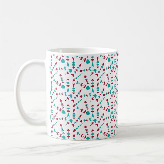 Moderne Pfeile aus dem Mittelalter Kaffeetasse (Links)
