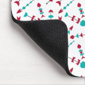 Moderne Pfeile aus dem Mittelalter Mousepad (Ecke)