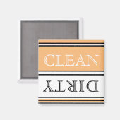 Moderne Pfirsichgeschirrspülmaschine Geschirrspüle Magnet (Vorderseite/Rückseite)