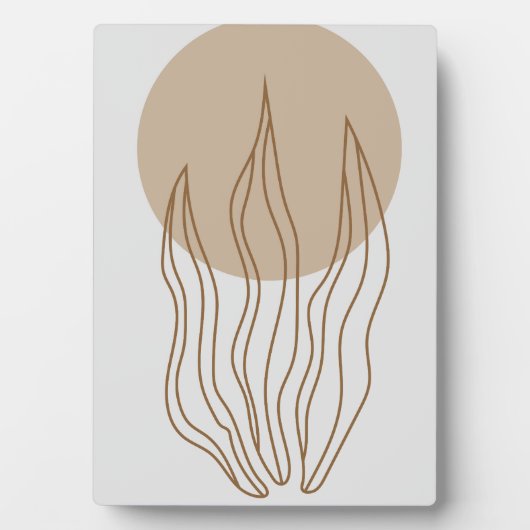 Moderne Pflanze Fotoplatte (Vorderseite)