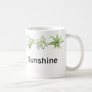 Moderne Pflanze im Grünen Haus personalisiert Mug Kaffeetasse