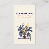 Moderne Pflanze im Innenhof Visitenkarte (Vorderseite)