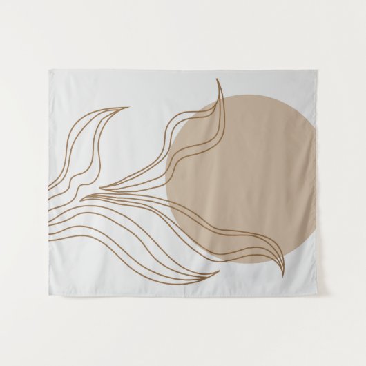 Moderne Pflanze Wandteppich (Vorderseite (Horizontal))