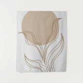 Moderne Pflanze Wandteppich (Vorderseite)