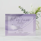 Moderne Pflaumenwahl UAWG Wasserfarben Schlaganfäl Einladung (Stehend Vorderseite)