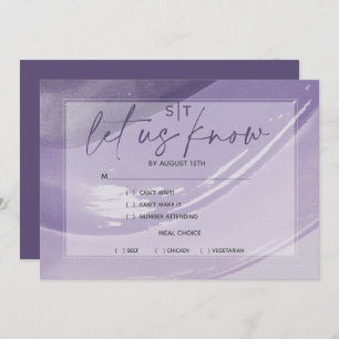 Moderne Pflaumenwahl UAWG Wasserfarben Schlaganfäl Einladung