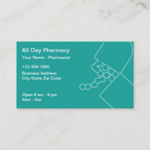 Moderne Pharmazeutische Theme Business Cards Visitenkarte