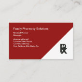 Moderne Pharmazie Visitenkarte (Vorderseite)