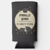 Moderne Phd Doctorate Graduation Party Selters Dosenkühler (Vorderseite)