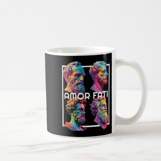 Moderne Philosophie Altgriechischer Stoiker Ico Kaffeetasse (Rechts)
