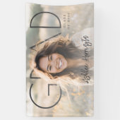 Moderne PhotoPop-Abschlussfeier Banner (Vertikal)