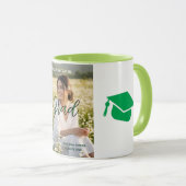 Moderne PhotoPop-Collage-Abschlussfeier Tasse (VorderseiteRechts)
