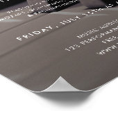 Moderne Piano-Erwägung Concept-Fotovorlage Poster (Ecke)