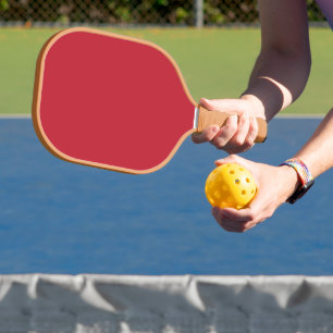 Moderne Pickleball-Schläger Minimalistisches rot Pickleball Schläger