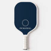 Moderne Pickleball-Schläger mit Blitz-Muster und a Pickleball Schläger (Rückseite)